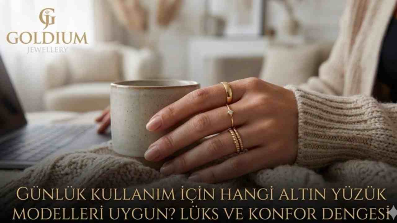 Günlük Kullanım İçin Hangi Altın Yüzük Modelleri Uygun? Lüks ve Konfor Dengesi