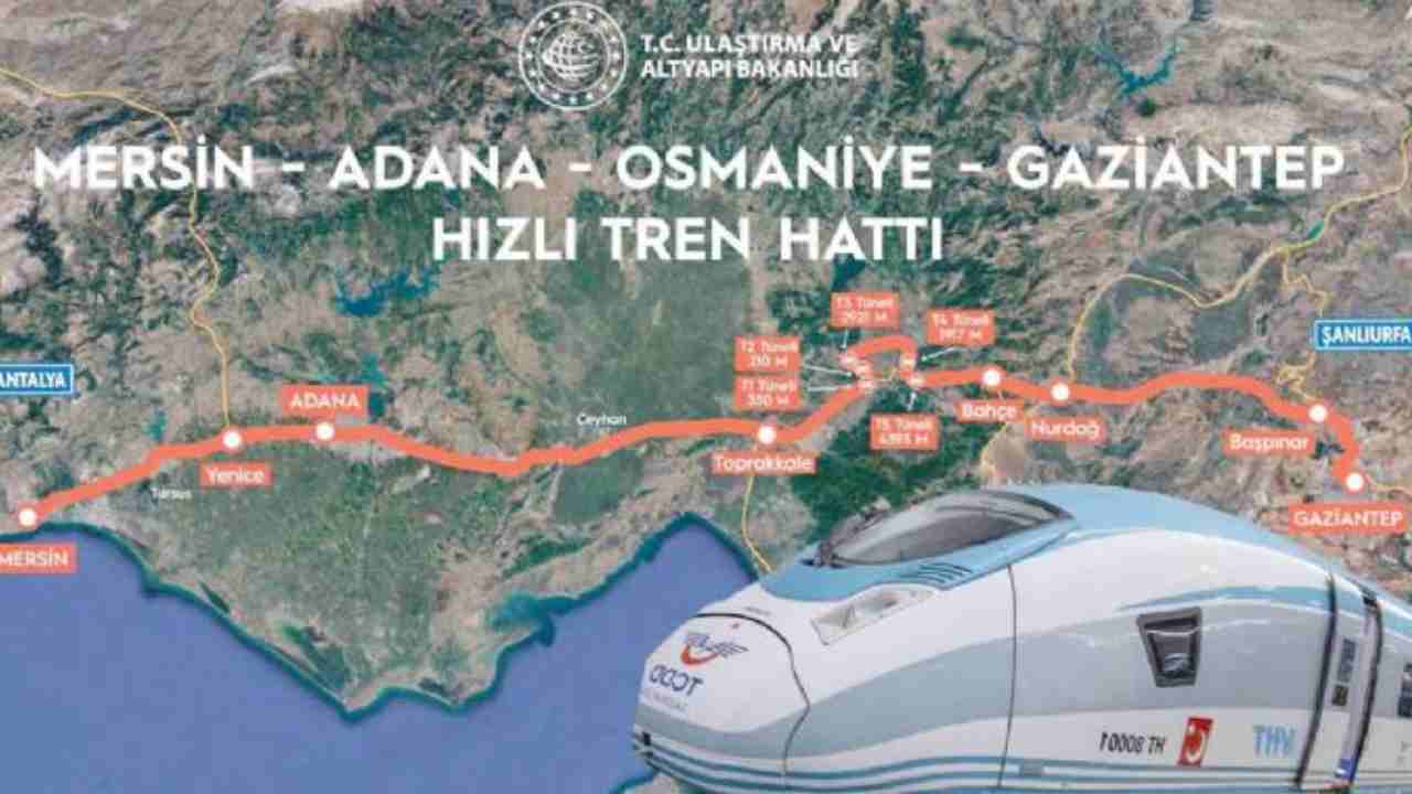 Gaziantep-Mersin Arası 2 Saate Düşüyor! Dev Hızlı Tren Projesinde Sona Doğru