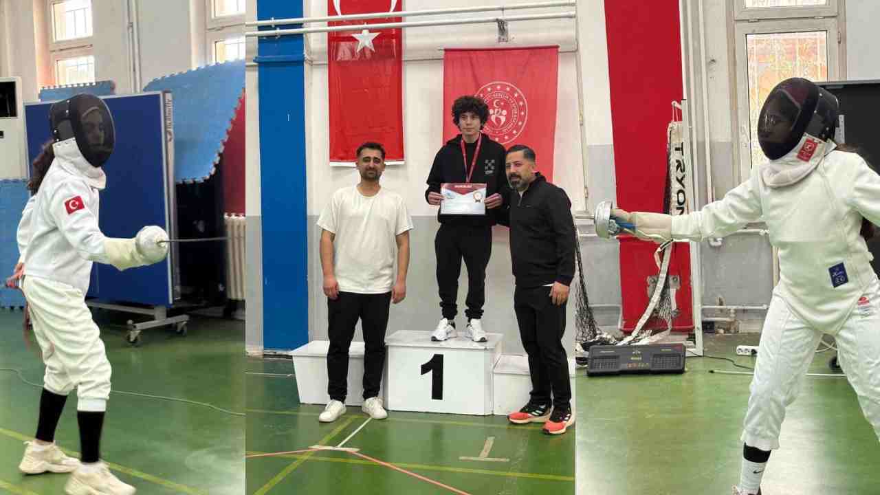 SANKO Okulları Eskrimde 17 madalya kazandı