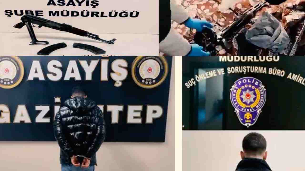 Gaziantep'te İş Yerini Tarayan Saldırgana Darbe: Kalaşnikofuyla Birlikte Yakalandı!