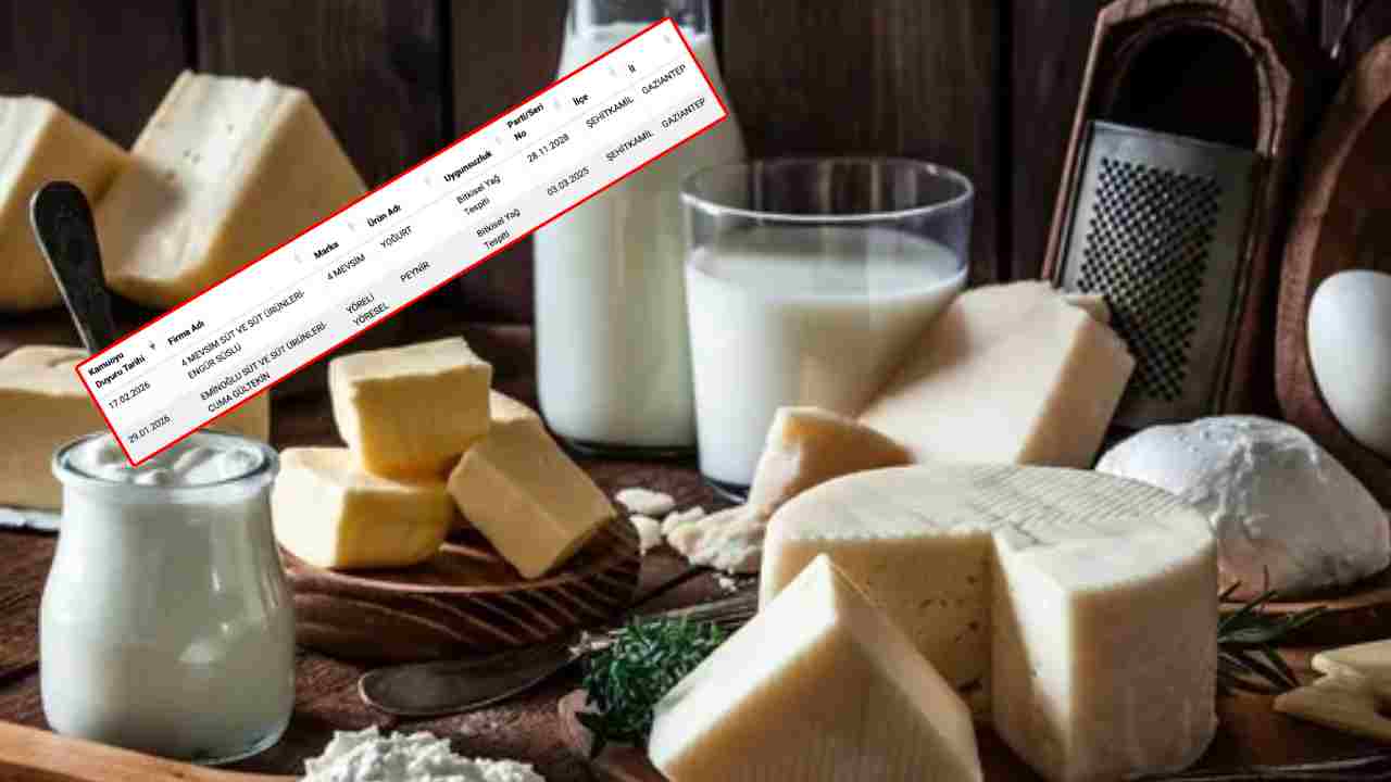 Gaziantep'te Yoğurt ve Peynirde Skandal: 2 Markayı Bakanlık İfşa Etti