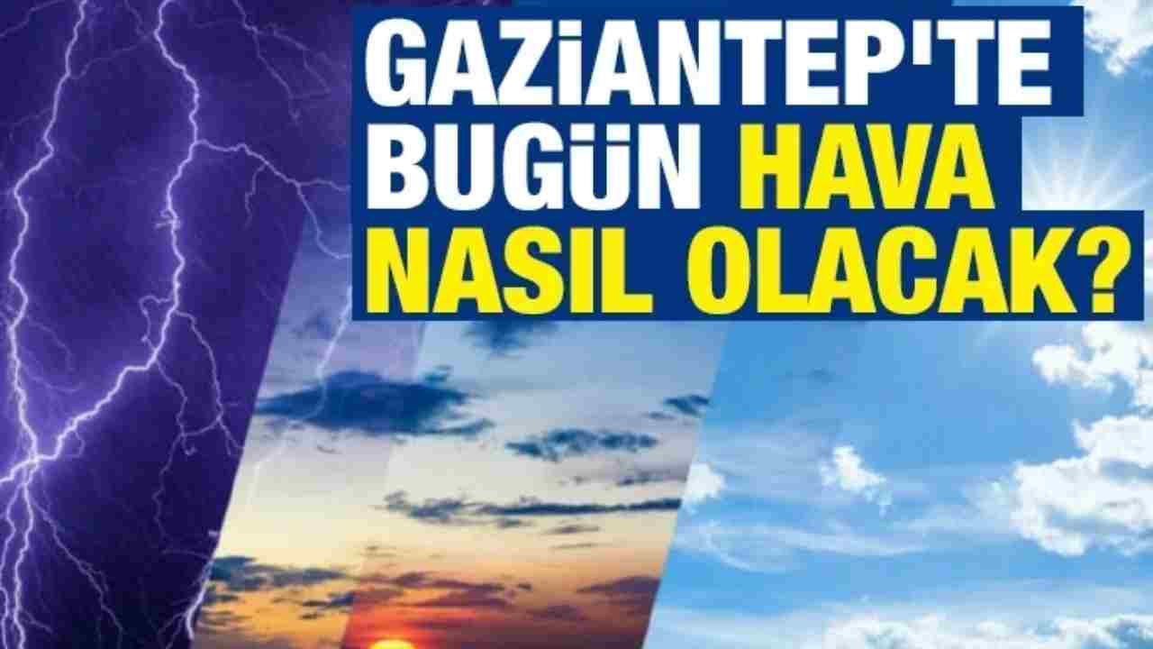 Gaziantep'in 5 Günlük Hava Raporu: Yağmur Geliyor