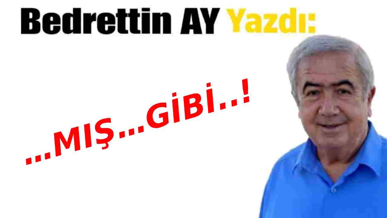Bedrettin Ay Yazdı: '…Mış…Gibi..!'