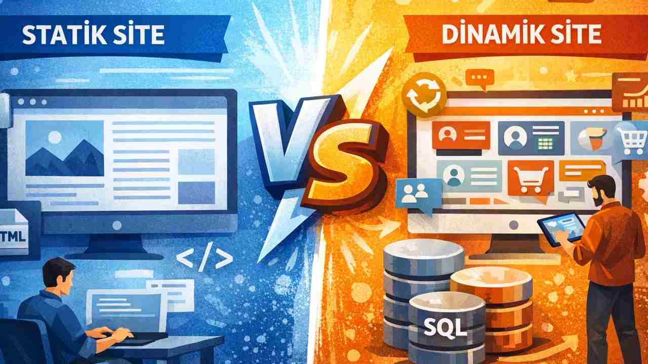 Statik Site Nedir? HTML/CSS ile Basit Web Site Kurma