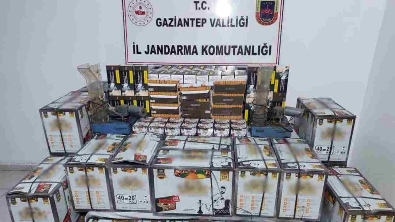 Gaziantep’te 800 bin TL değerinde kaçak nargile malzemeleri ele geçirildi