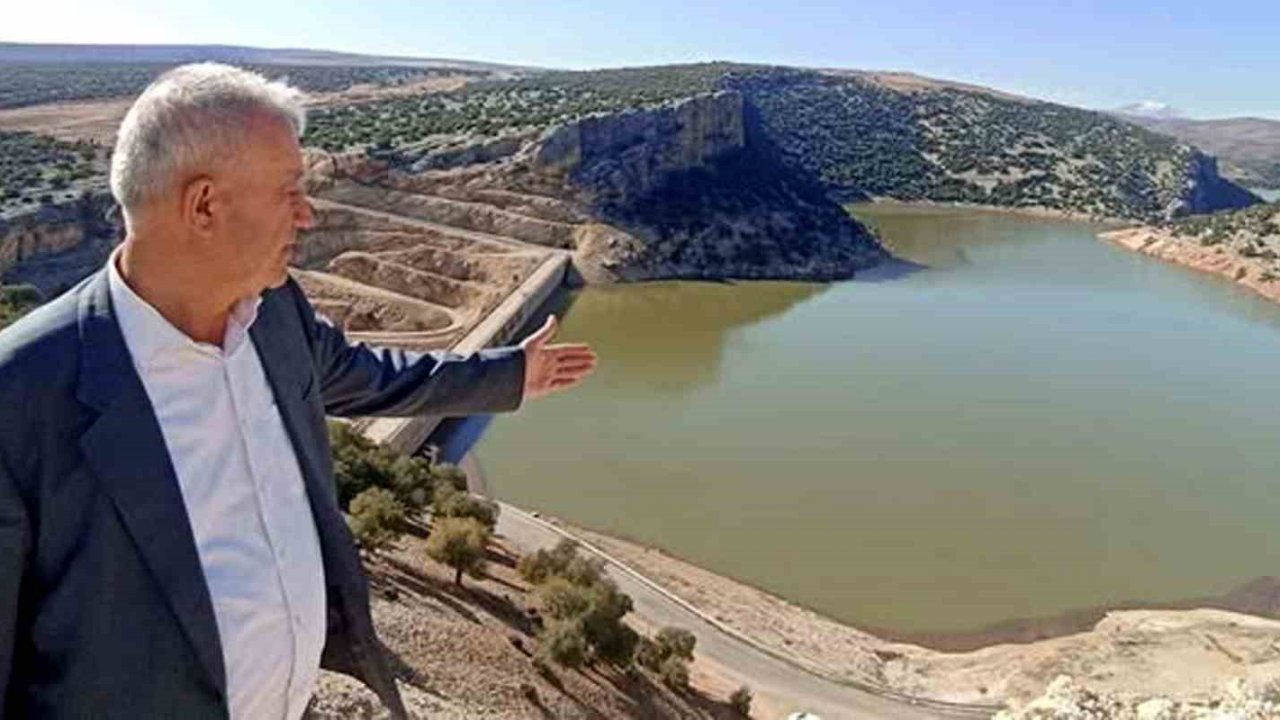 Gaziantep'te Ardıl Barajında su seviyesi yükseliyor