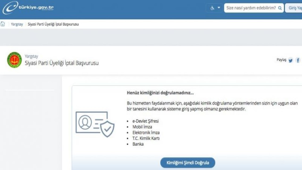 Yargıtay duyurdu: Artık e-Devlet'ten yapılabilecek