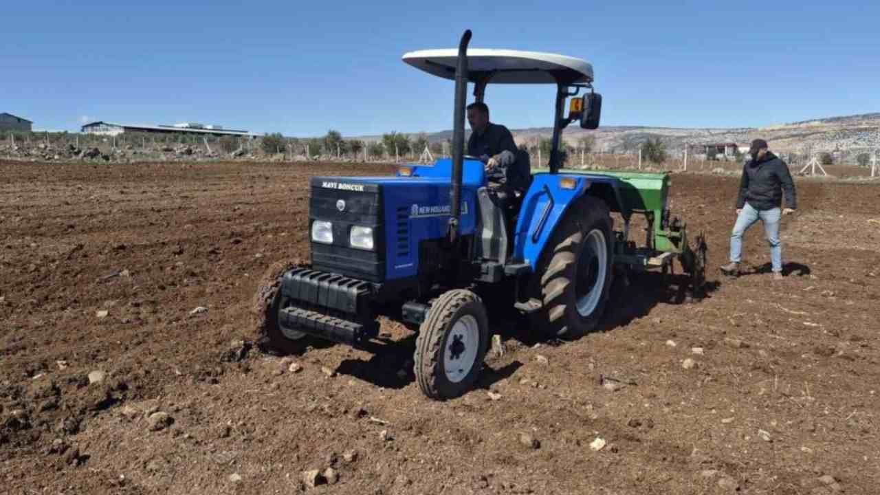 Gaziantep’te nohut ekimi başladı