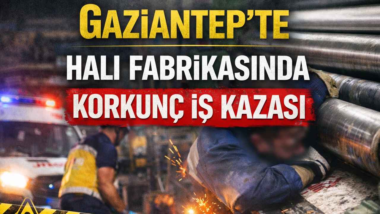 Gaziantep’te Halı Fabrikasında Korkunç İş Kazası!