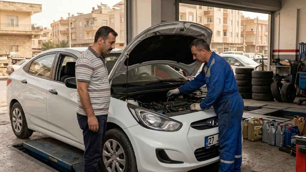 Gaziantep'te Sürücüler Araç Bakımını Ertelemiyor