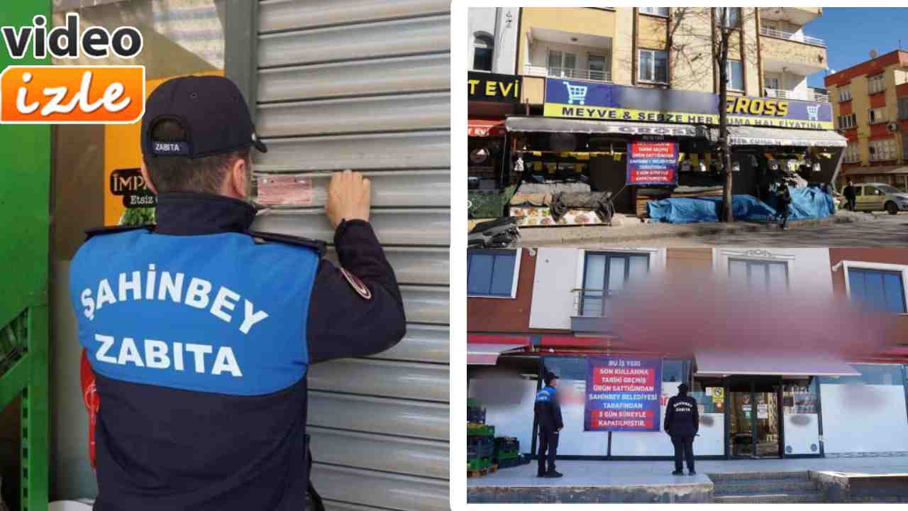 Gaziantep’te 3 market 3’er gün süreyle kapatıldı