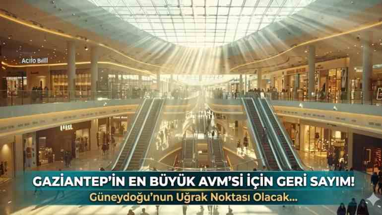 Gaziantep'te İpekyol AVM İçin Geri Sayım Başladı!