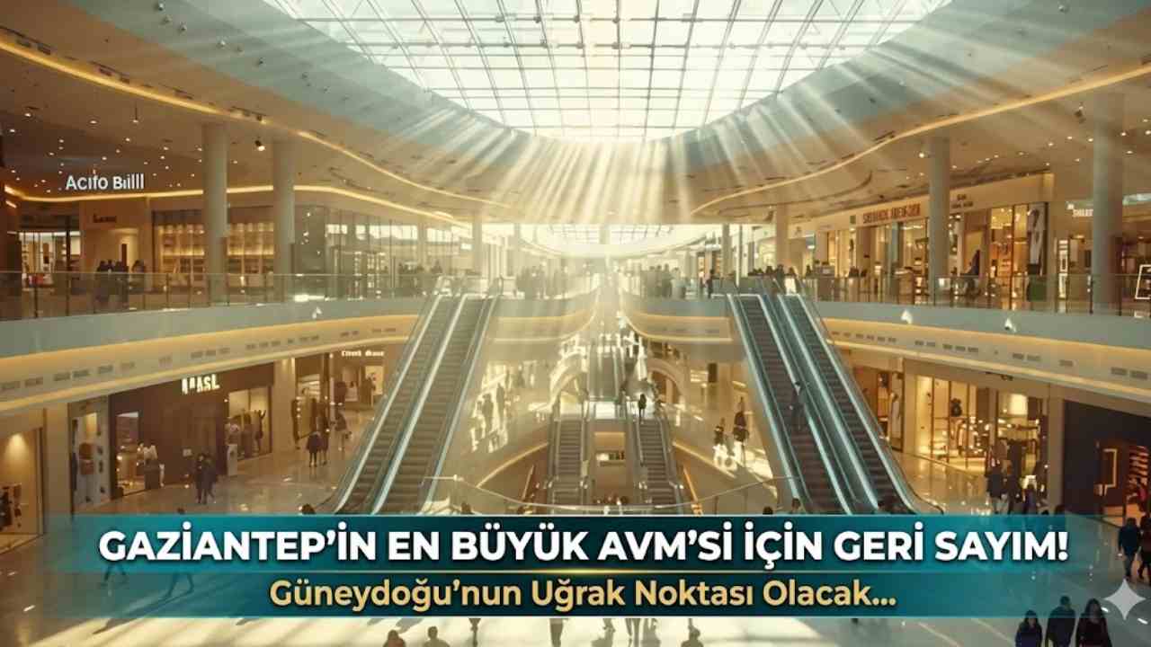 Gaziantep'te İpekyol AVM İçin Geri Sayım Başladı!
