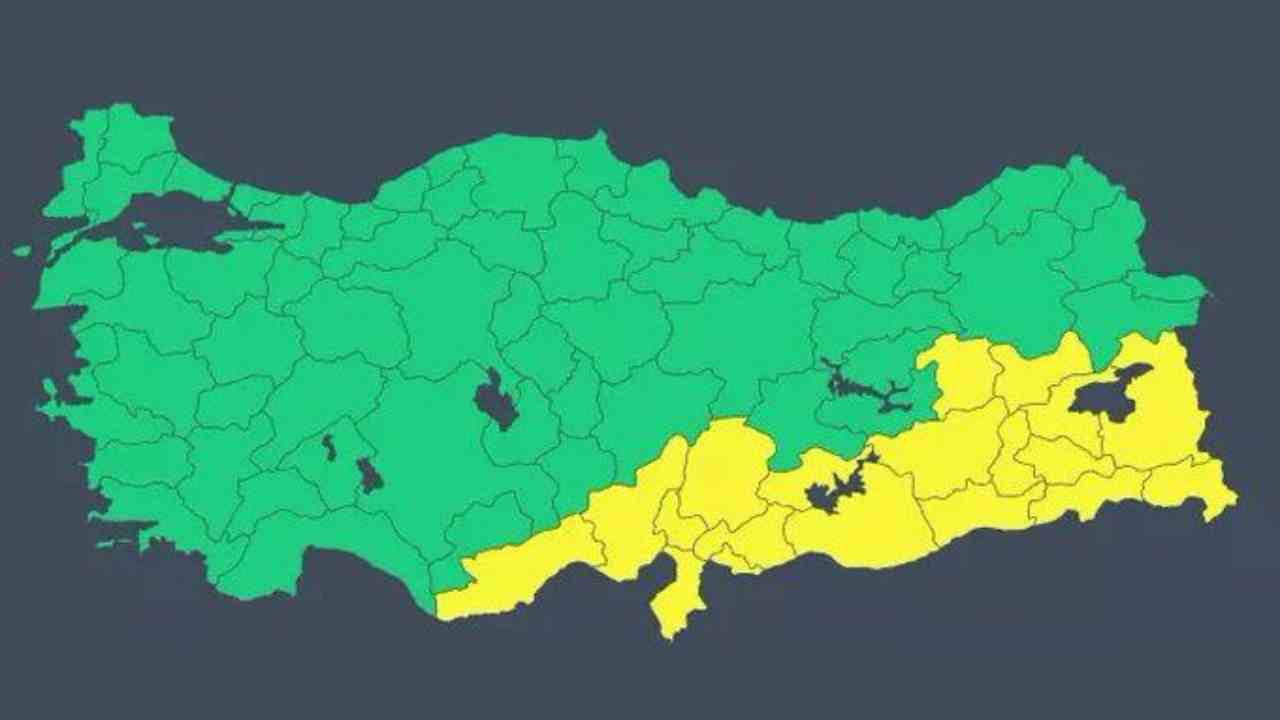 Gaziantep İçin Kritik Hava Uyarısı: 19 İl Listede