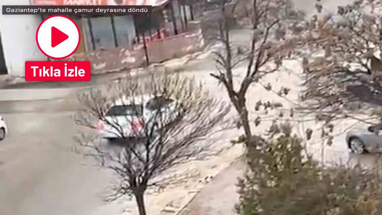 Gaziantep’te Skandal Görüntü: Dev Mahalle Bataklığa Döndü!