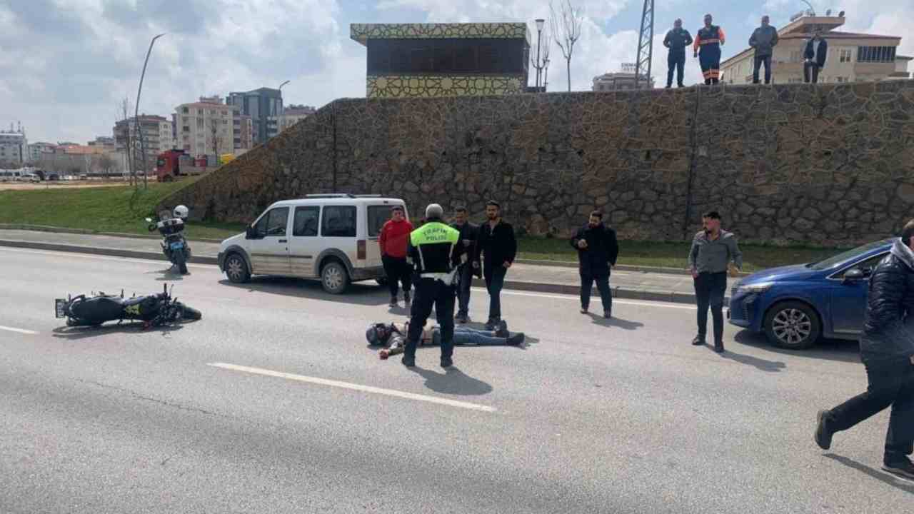 Gaziantep’te motosiklet kazası: 1 yaralı
