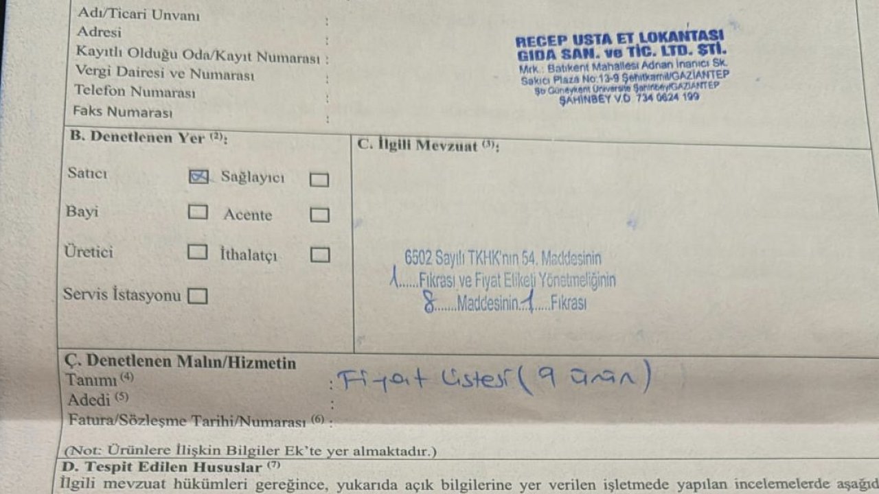 Şaka Gibi Savunma! Dürümünde Salyangoz Çıkan Recep Usta’dan Tartışmalı Açıklama