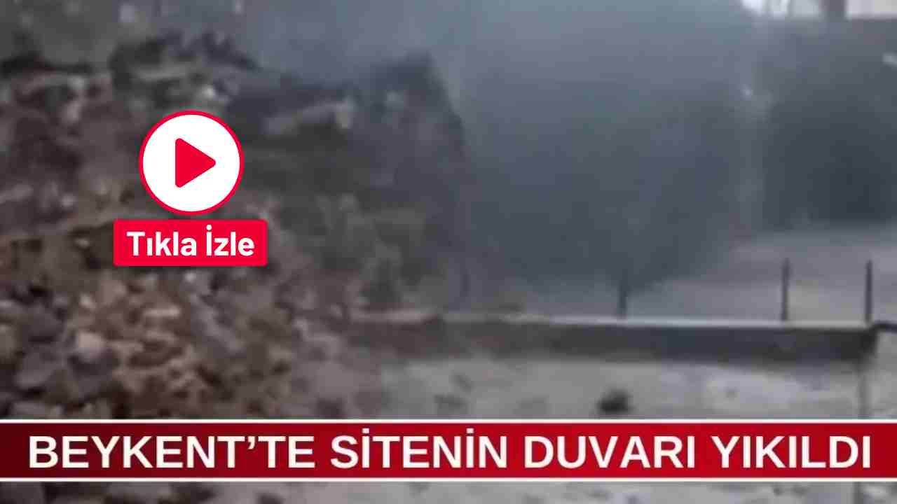 Gaziantep’te Site Duvarı Çöktü: Facianın Eşiğinden Dönüldü