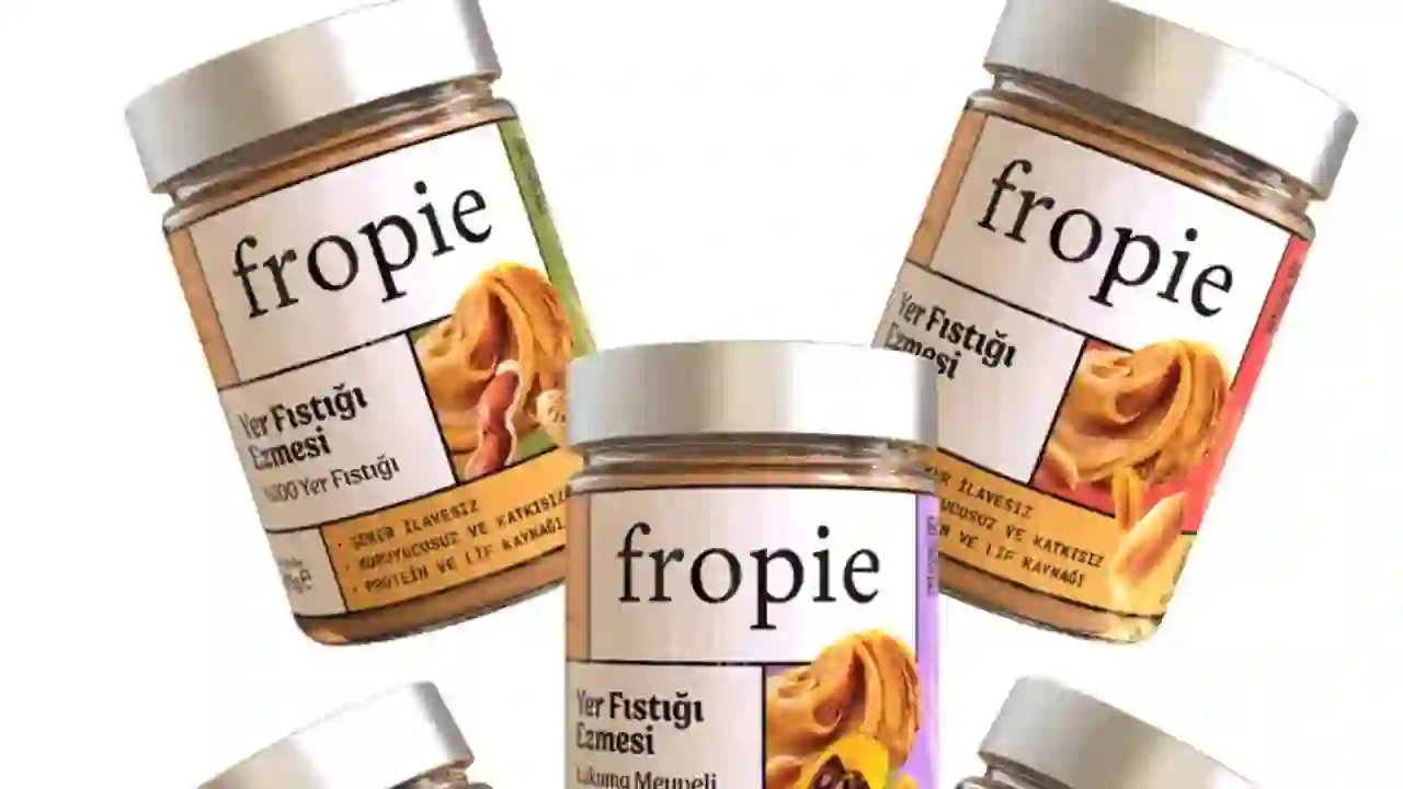 Fropie Şeker İlavesiz Fıstık Ezmesi: Doğal ve Sağlıklı Atıştırmalık Alternatifi