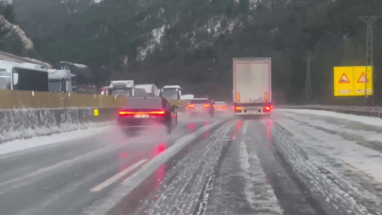 Gaziantep Adana Yolu Dolu YAĞIŞI!