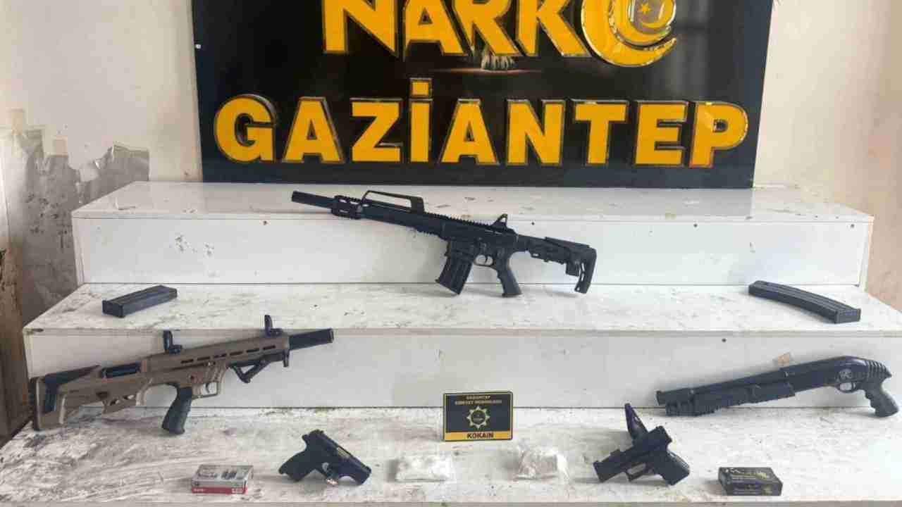 Gaziantep’te uyuşturucu operasyonu: 4 tutuklama