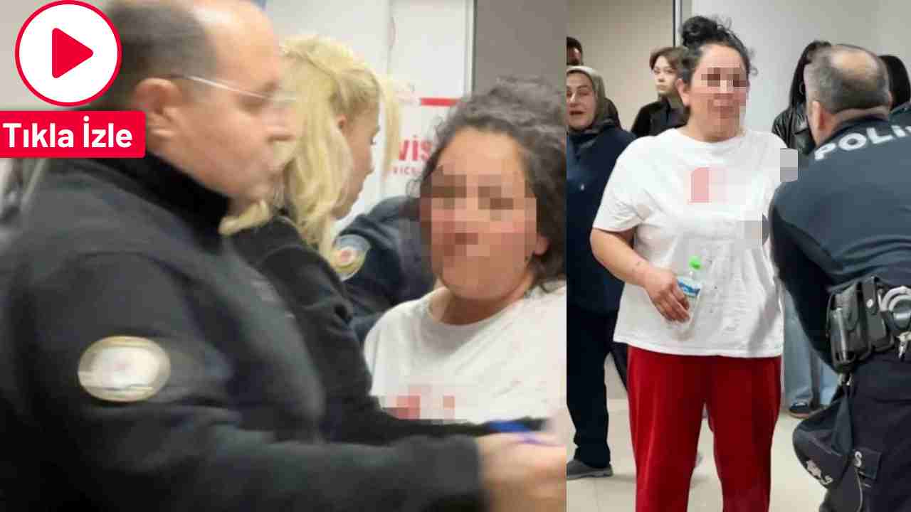 Oğul annesinin sevgilisini bıçakladı, anne ise polis memurunu tokatladı