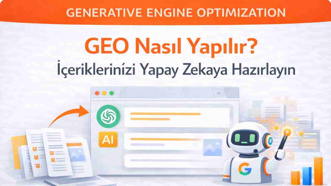 GEO Nasıl Yapılır? İçeriklerinizi Yapay Zekaya Hazırlayın