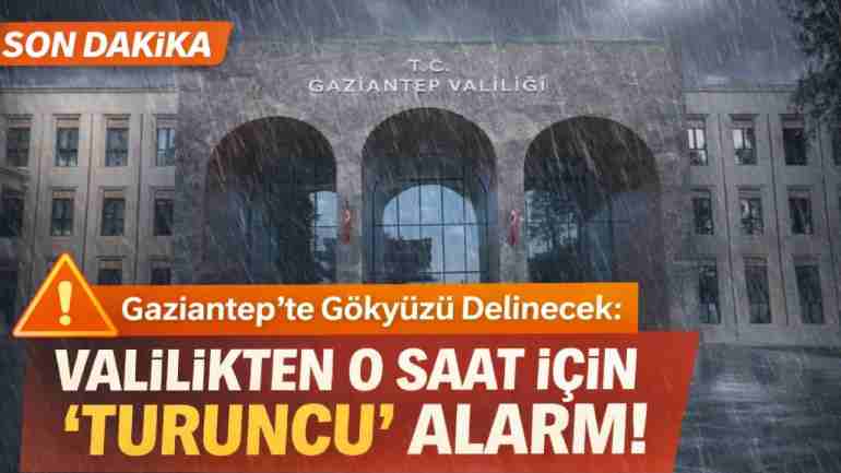 Gaziantep'te Gökyüzü Delinecek: Valilikten O Saat İçin 