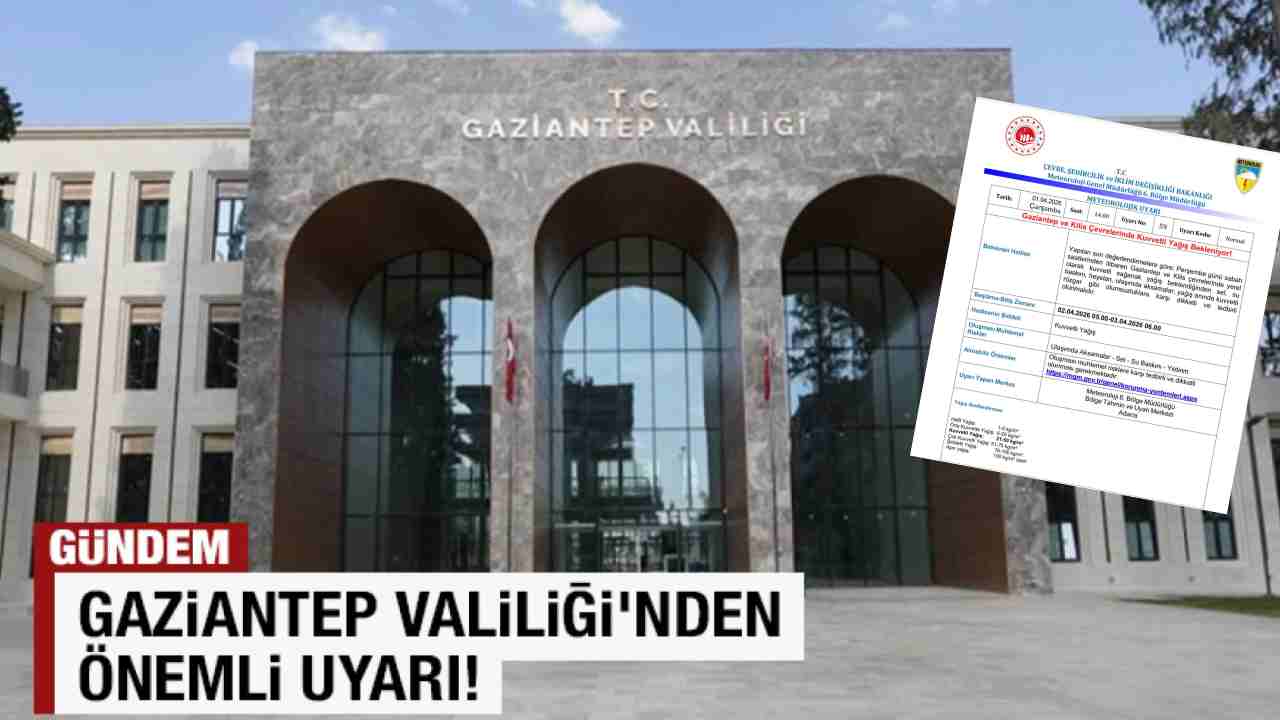 Gaziantep'te Gökyüzü Delinecek: Valilikten O Saat İçin "Turuncu" Alarm!