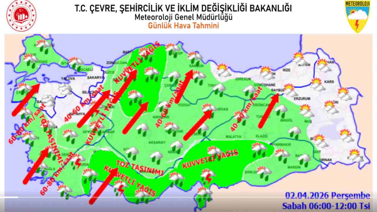 Meterolojiden Gaziantep'e Sel Su Baskını Uyarısı