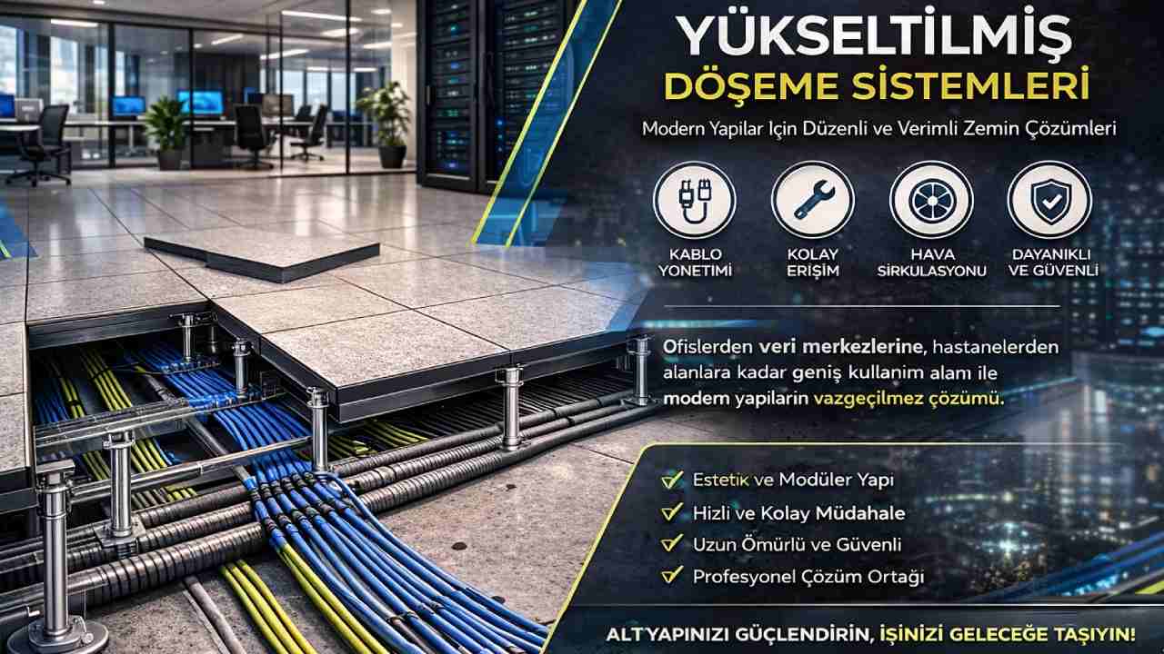 Yükseltilmiş Döşeme ile Altyapı Yönetiminde Profesyonel Çözümler