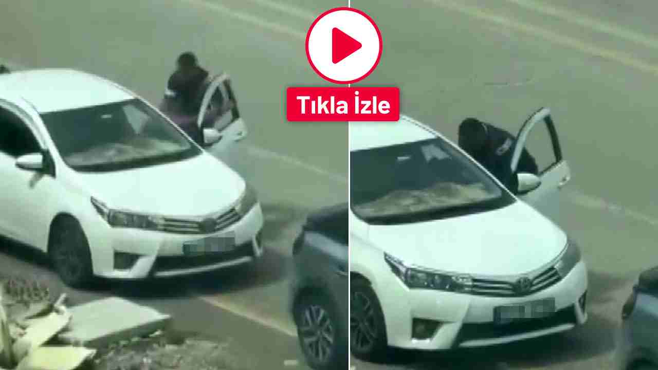 Gaziantep’te Trafikte Dehşet Anları! Araçtan İnip Saldırdı