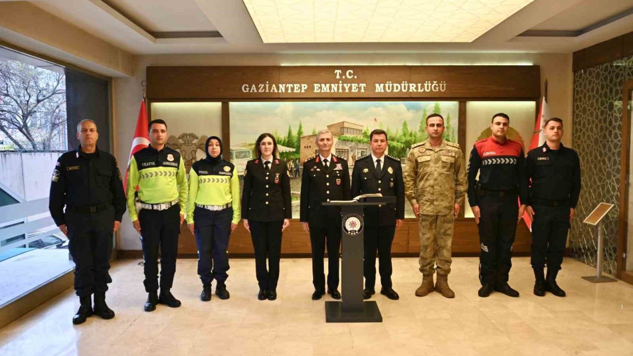 Gaziantep'te Jandarmadan emniyete anlamlı ziyaret