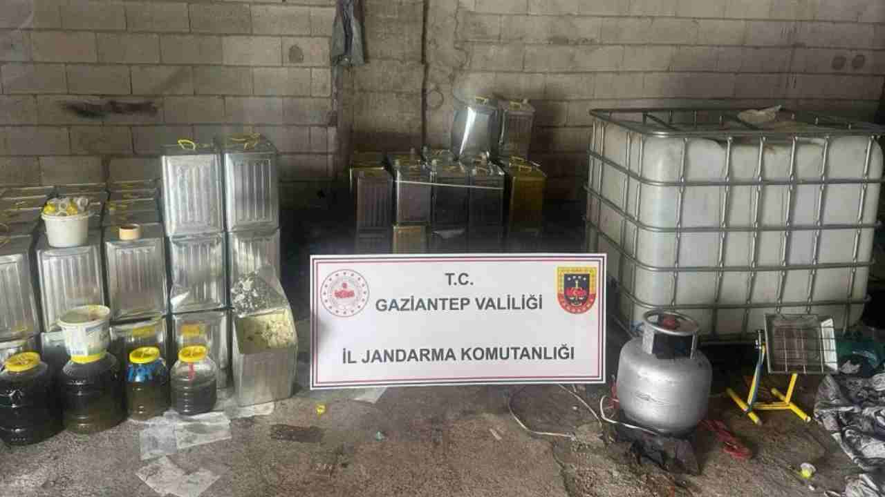 Gaziantep’te bin 500 litre sahte zeytinyağı ele geçirildi: 1 gözaltı