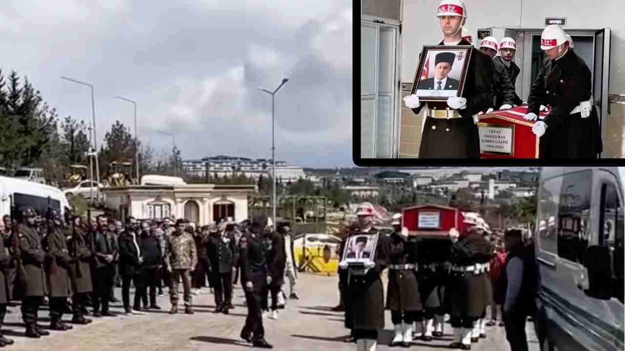 Gaziantep Bir Kahramanını Daha Uğurladı: Kıbrıs Gazisi Ökkeş Bay Son Yolculuğuna Uğurlandı