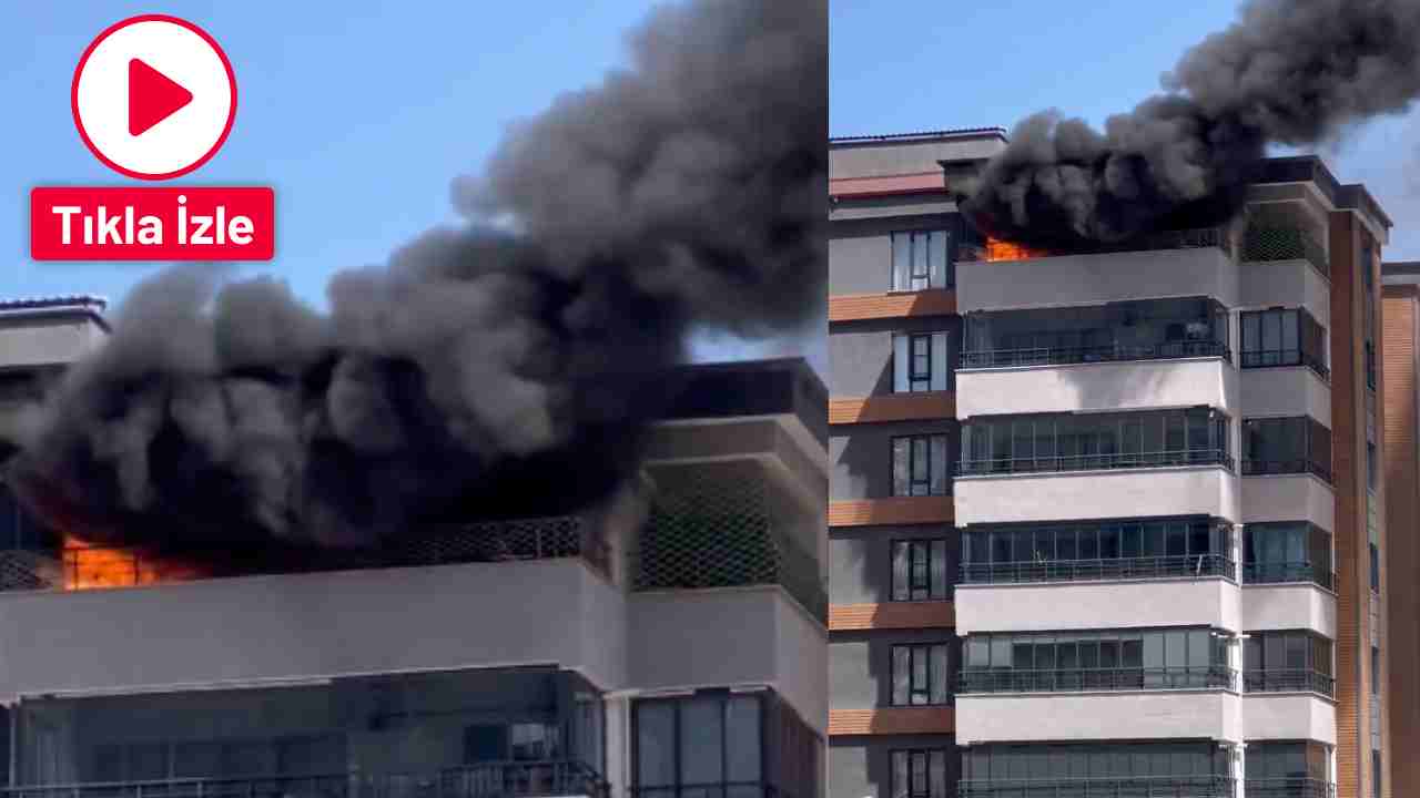 Gaziantep'te Apartmanda yangın! Facianın Eşiğinden Dönüldü...