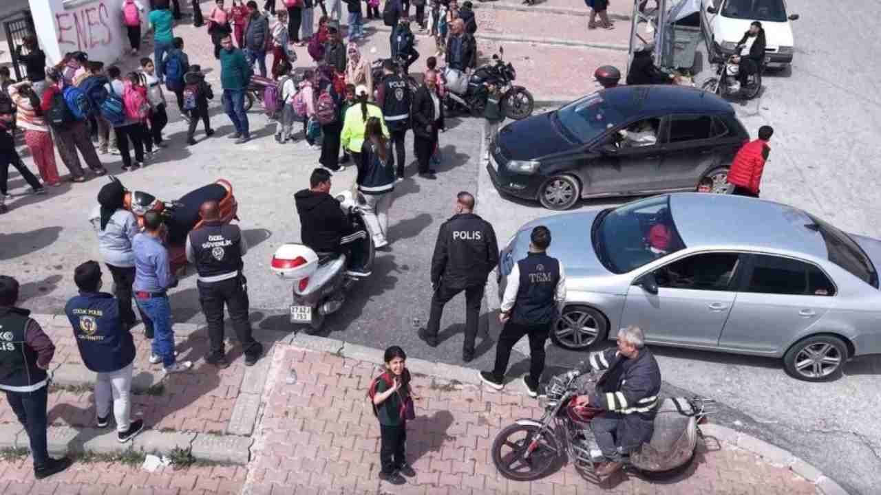 Gaziantep’te okul çevrelerinde dron destekli sıkı denetim
