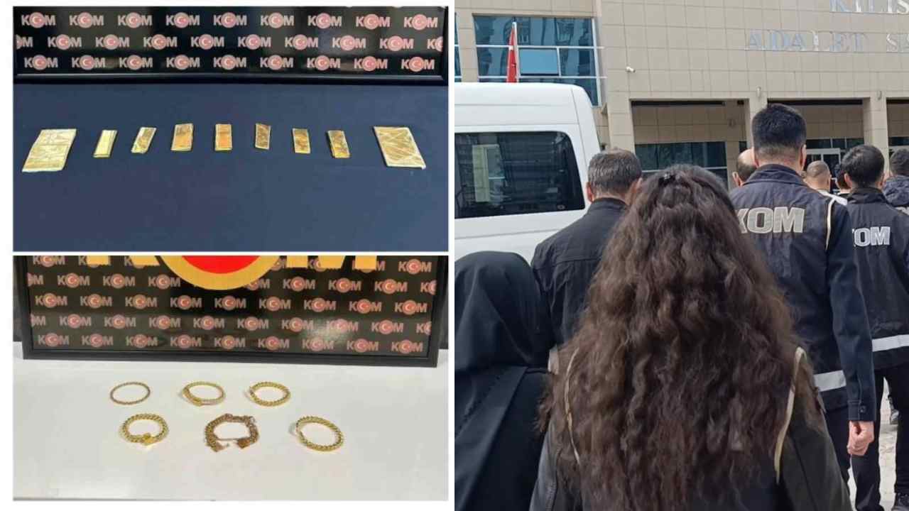 Kilis ve Gaziantep'te altın kaçakçılığı operasyonu: 4 tutuklama