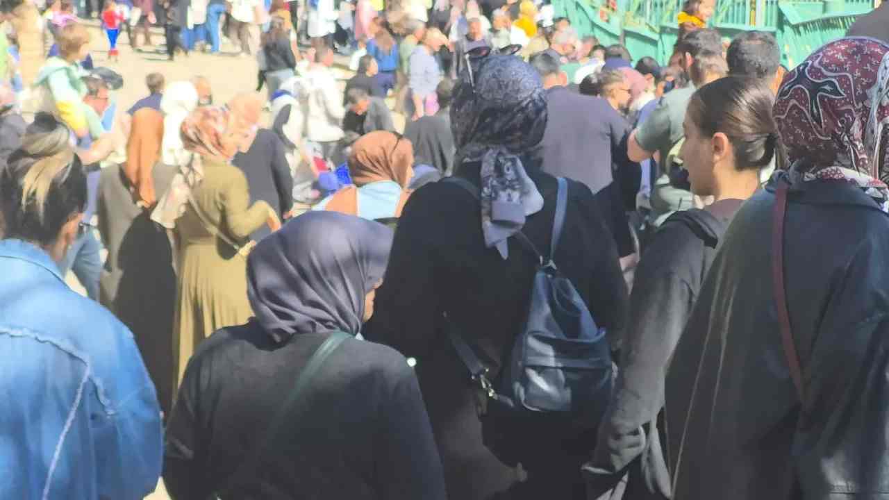 Gaziantep'te büyük izdiham