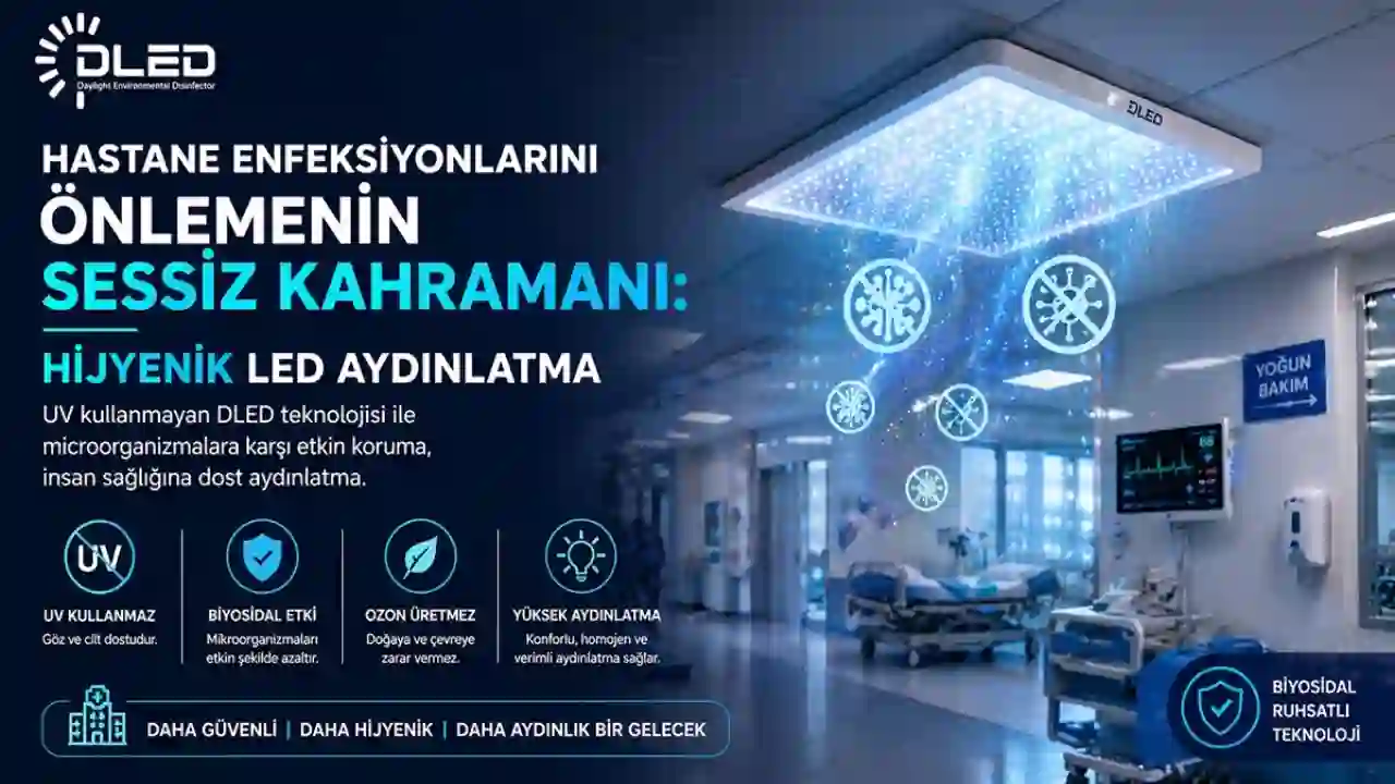 Hastane Enfeksiyonlarını Önlemenin Sessiz Kahramanı: Hijyenik LED Aydınlatma