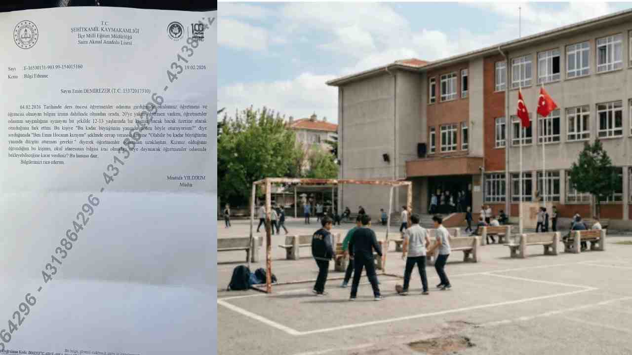 Gaziantep'te Okulda Skandal: 12 Yaşındaki Çocuğa Resmi Tutanak!