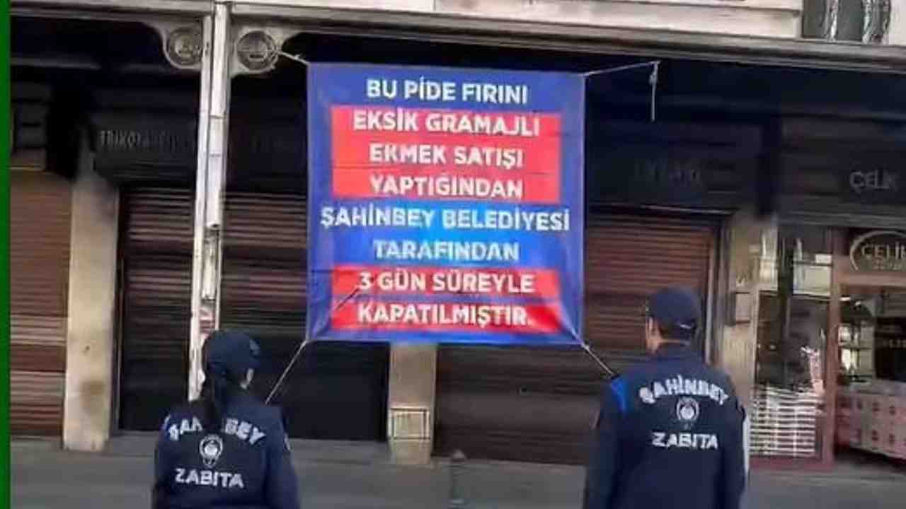 Gaziantep'te Fırıncının Eksik Gramaj Oyunu