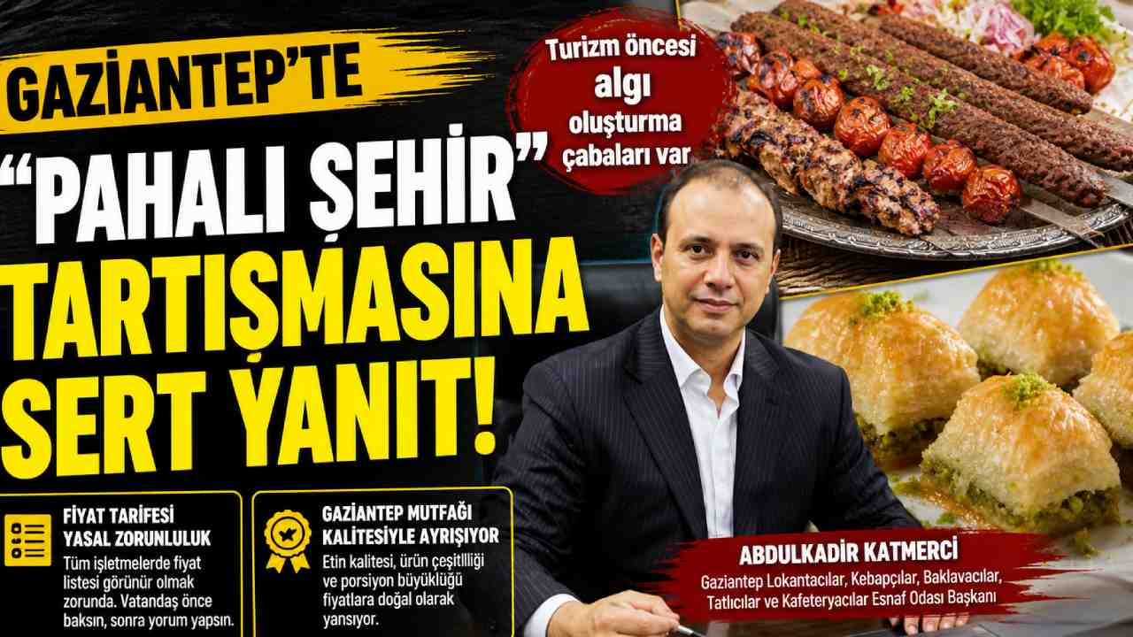 Gaziantep’te “Pahalı Şehir” Tartışmasına Sert Yanıt!