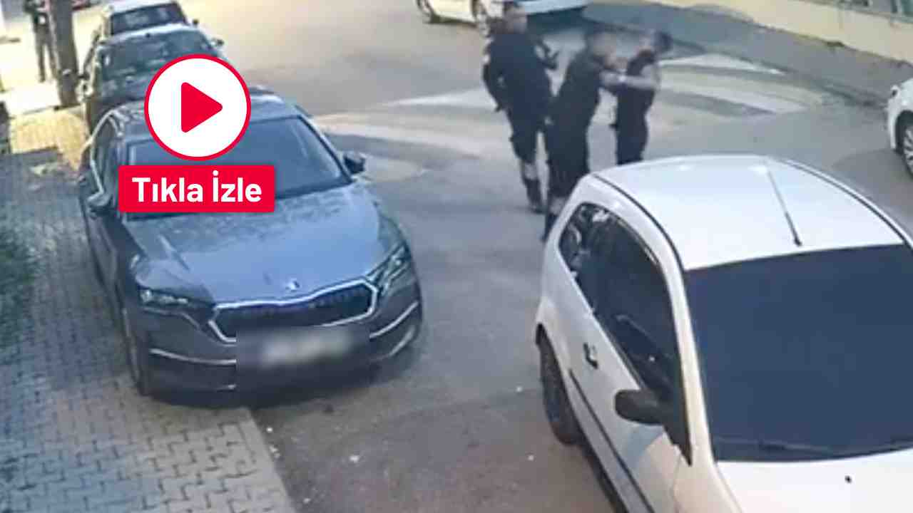 Gaziantep'te özel güvenlik görevlisi dehşeti kamerada!