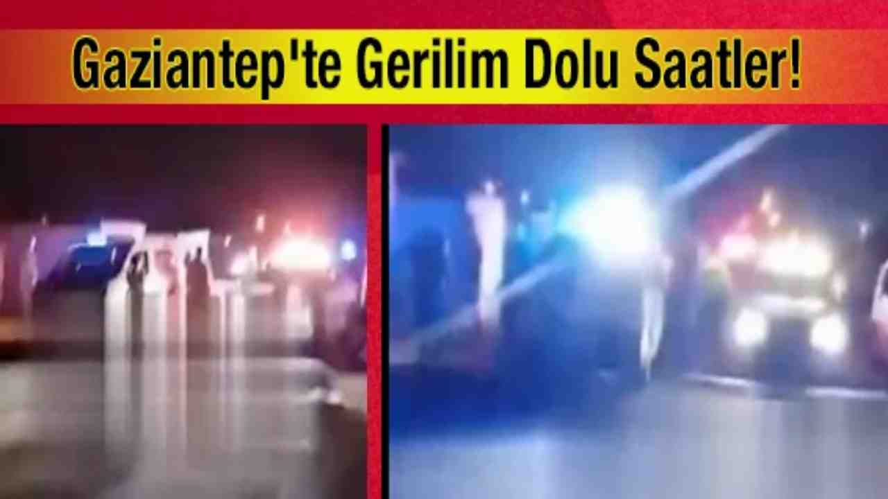 Gaziantep'te Gece Yarısı Korku Dolu Anlar!