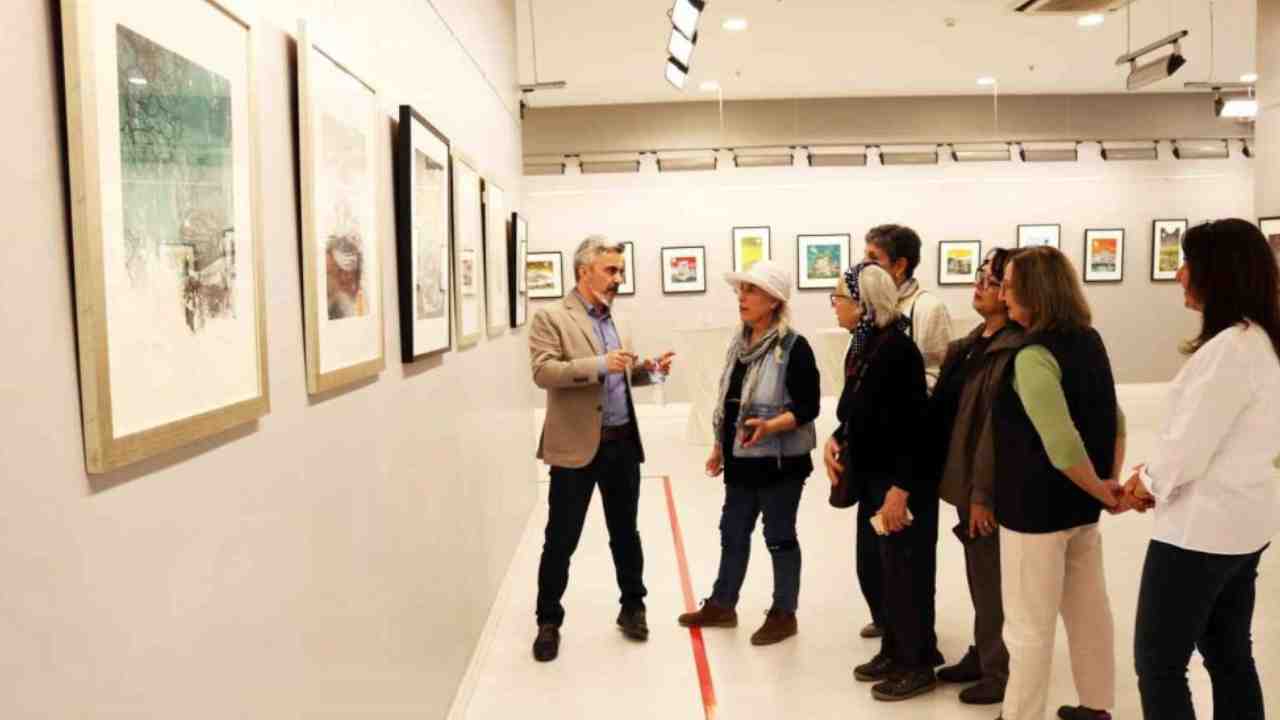 Prof. Dr. Erol Murat Yıldız SANKO Sanat Galerisi’nde sergi açtı