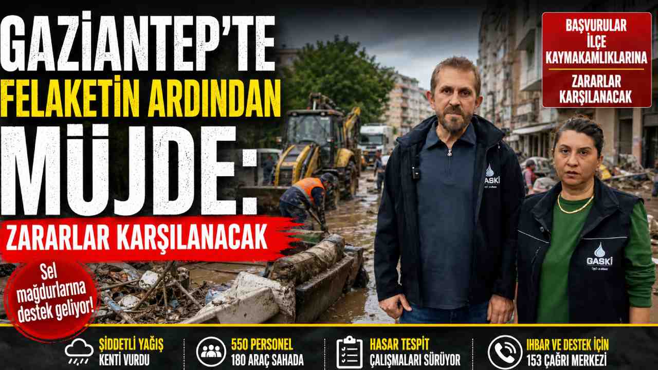 Gaziantep’te Felaketin Ardından Müjde: Hasar Görenlere Destek