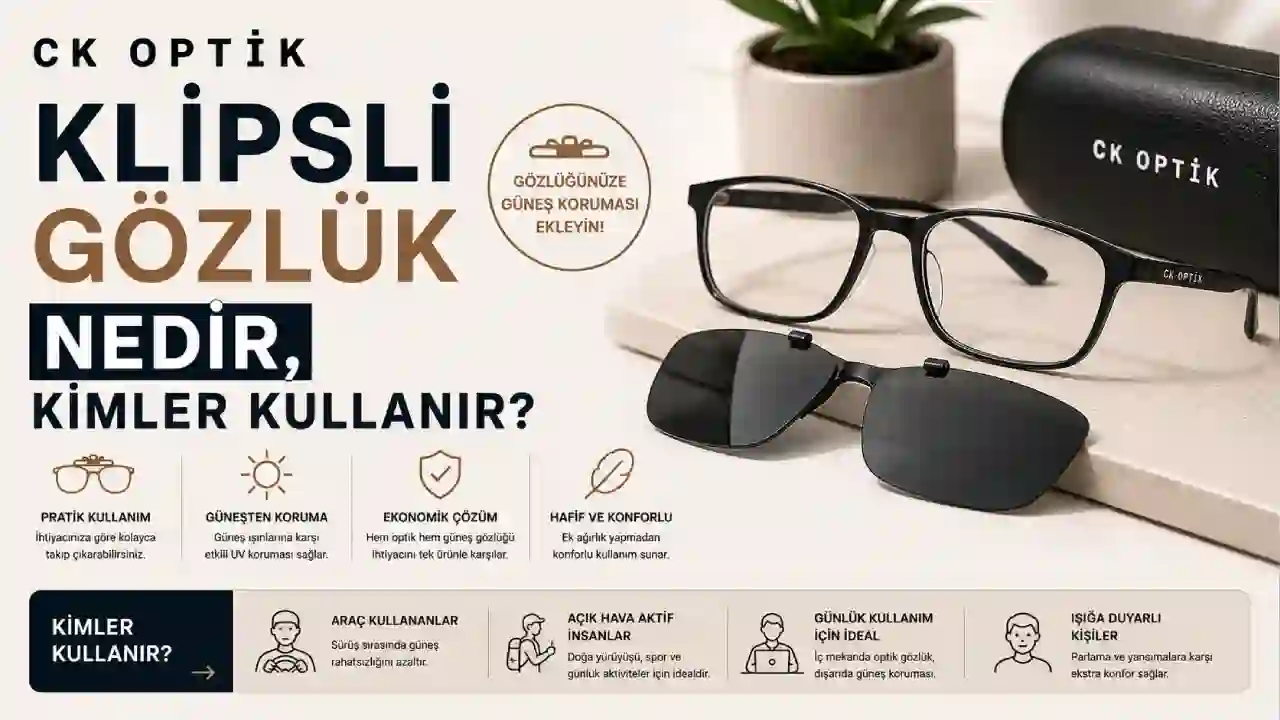 Klipsli Gözlük Nedir ve Kimler Kullanır?