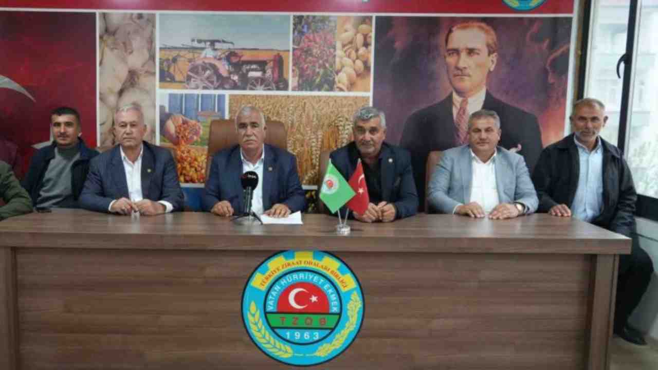 Gaziantep'te Ziraat oda başkanlarından zarar açıklaması