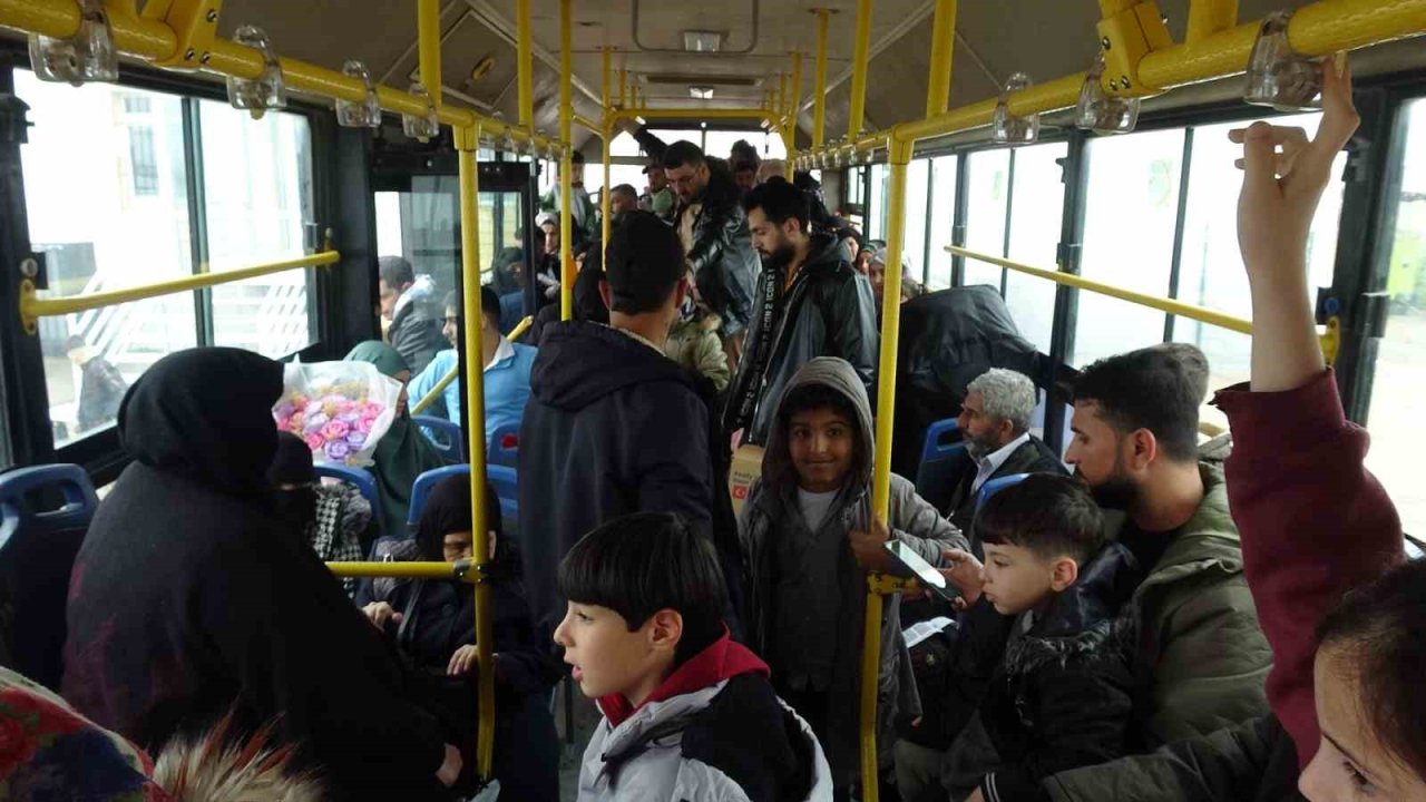 Gaziantep'ten Suriyeliler SURİYE'YE DÖNÜYOR